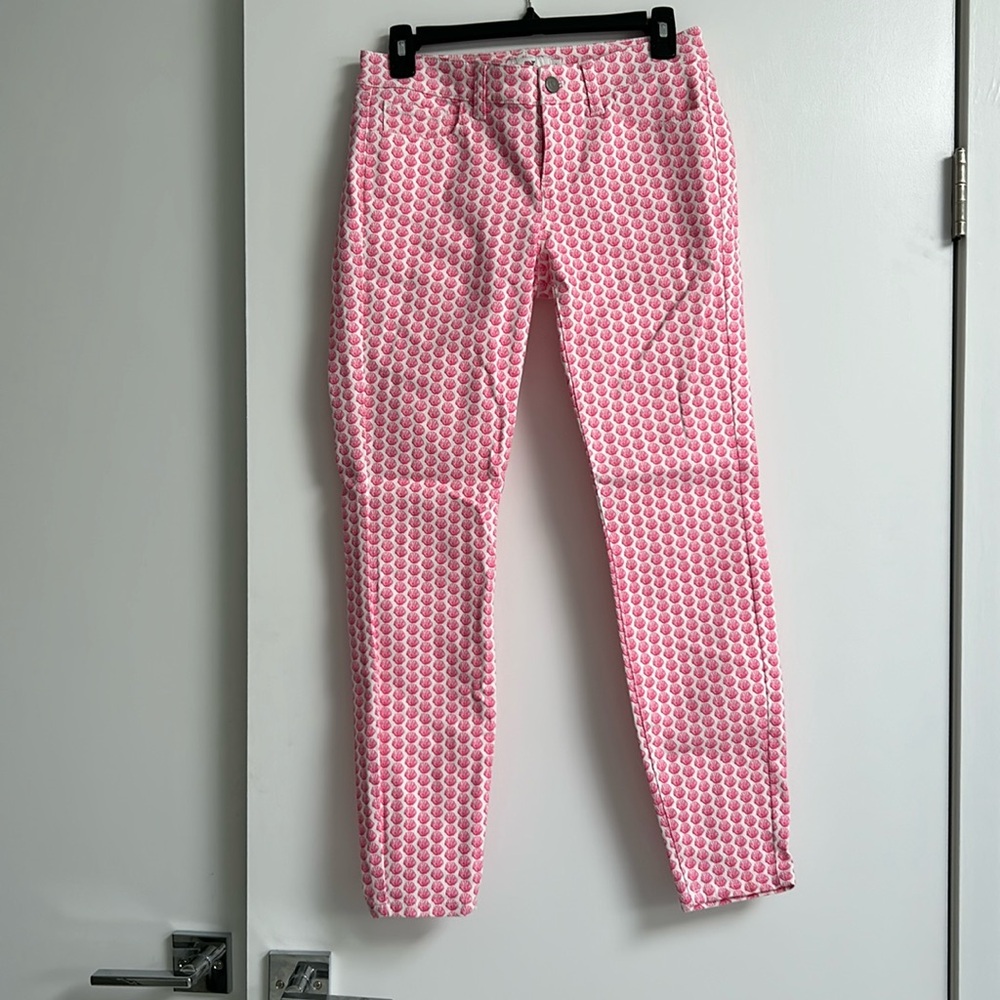 Vineyard Vines pink seashell jeans like new size 2